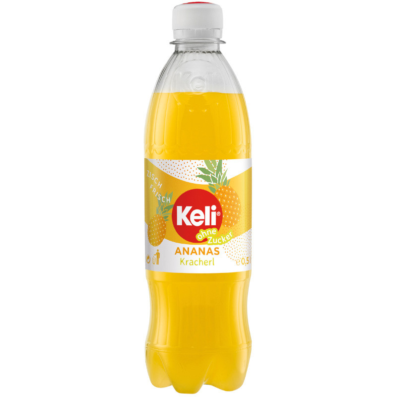 Keli Ananas Kracherl ohne Zucker 0,5 l kaufen